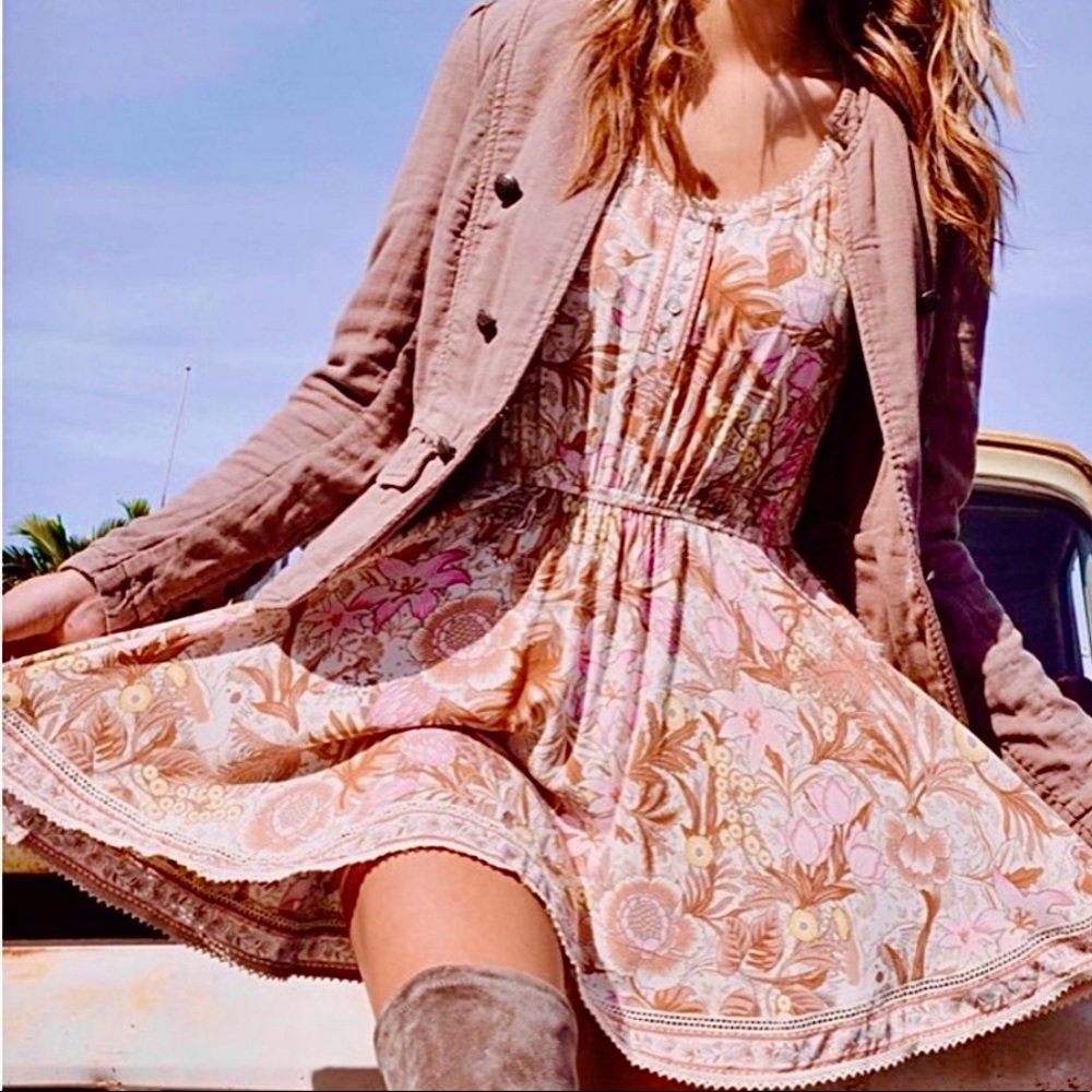 🌺🎉HP🎉🌺 Spell & The Gypsy Jungle Mini Dress - Picture 4 of 16